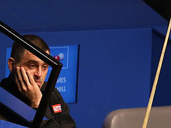 Behind closed doors snooker is...